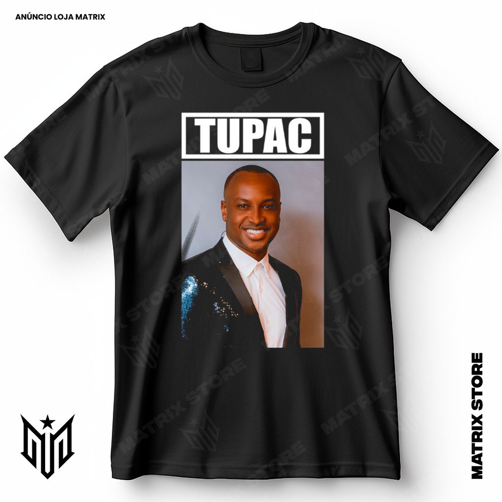 Camisa Thiaguinho Tupac Pagode Samba Blusa Camiseta de Cantores 100% Algodão em Oferta na Shopee