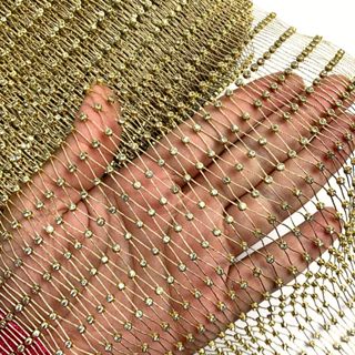 Rede Manta Tela de Strass 13cm Base Metalizada 1 metro em Oferta na Shopee