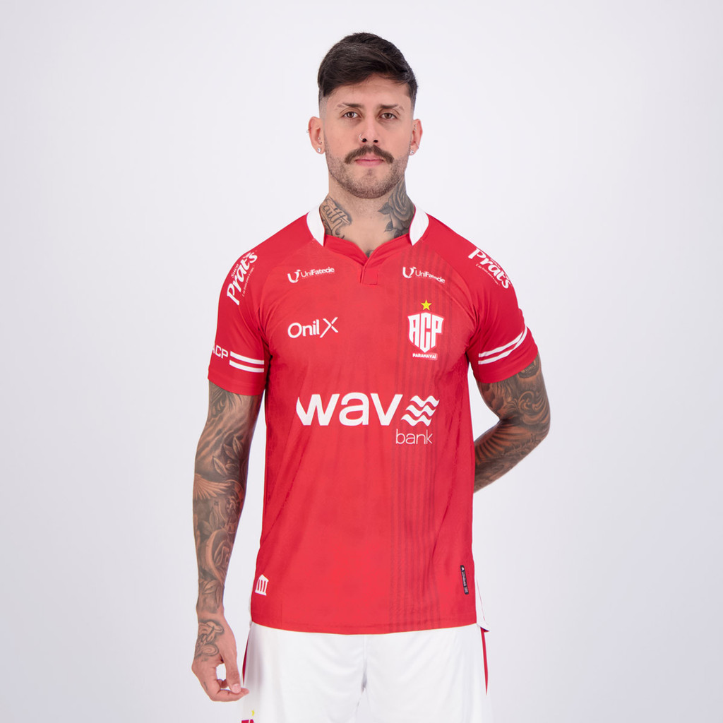 Camisa Tolledo Sports Paranavaí I 2025 Vermelho