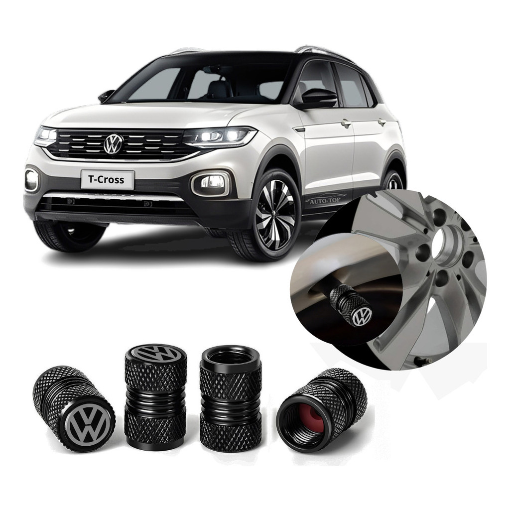 Kit Tampas Bico de Pneu Vw T-cross 2019 2020 2021...2025...em Diante em Oferta na Shopee