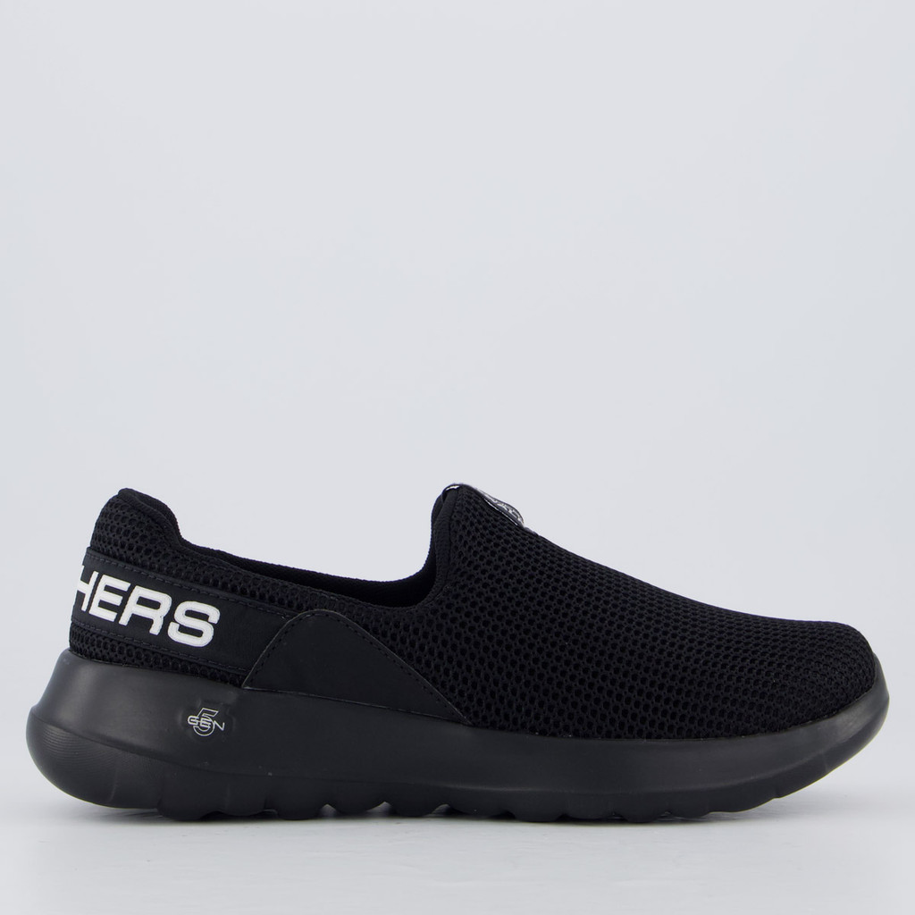 Tênis Skechers Go Walk Joy Feminino Preto e Cinza