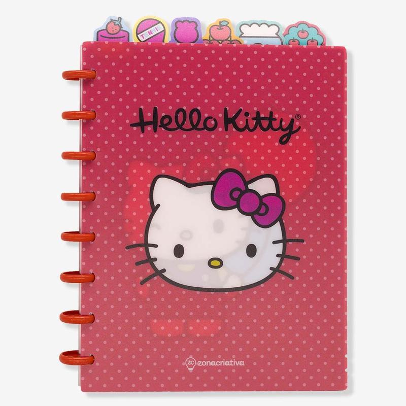 Caderno de Anotações com Divisória - Hello Kitty 10073652 em Oferta na Shopee
