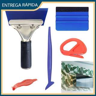 Kit 5 Ferramenta para tingir janelas de automóveis para envelopamento de veículos e instalação de películas para janelas