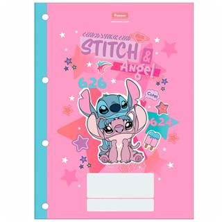 Bloco Refil p/ Fichário Univ 4 Fechos 60fls Stitch Foroni em Oferta na Shopee
