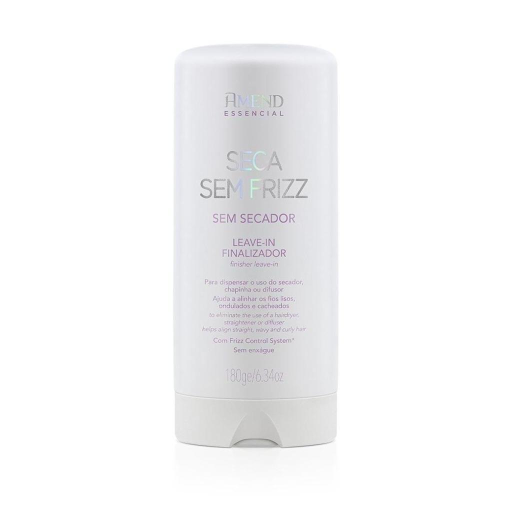 Leave-in Finalizador Essencial Seca Sem Frizz Amend 180ml em Oferta na Shopee