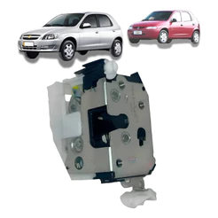 Fechadura Celta 4 Portas Predisposta Elétrica Traseira Motorista Esquerda 2000 2001 2002 2003 2004 2005 2006 ate 2016