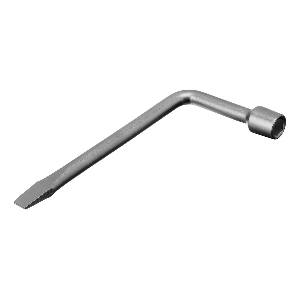 CHAVE DE RODA TIPO L COM ESPATULA, CRV, 17MM, 1PC // STELS