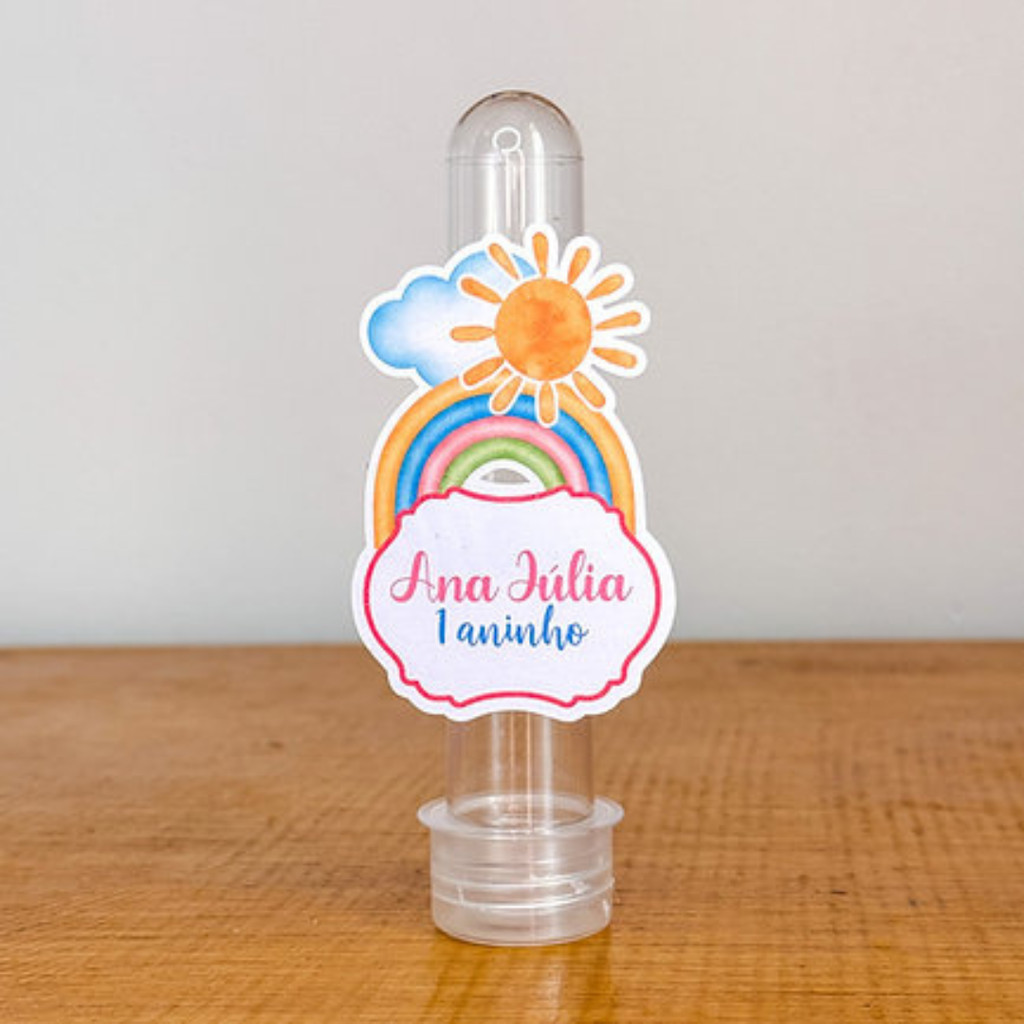 10 Apliques para Tubete Primeira Volta ao Sol Menina | Personalizados | Lembrancinhas | Aniversário