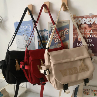 Bolsa De Ombro  Nylon Impermeável Unissex Bolsa De Corpo Cruzado Bolsa Mensageiro De Gran…