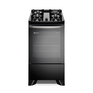 Fogão a Gás de Piso 4 Bocas Electrolux em Inox com VaporBake - FE4GP em Oferta na Shopee