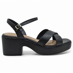 Sandalia Beira Rio Feminina Salto Bloco Conforto Casual Leve Original
