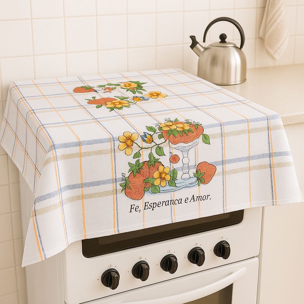 Pano Prato Cobre Tudo Tampa Panela Estampado Guardanapo Pintado Pé Galinha 100% Algodão Kit Cozinha em Oferta na Shopee