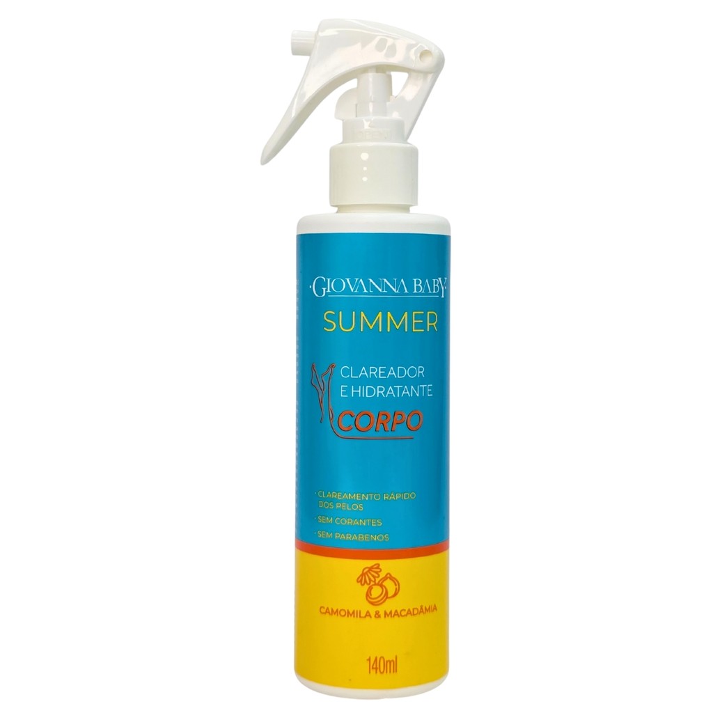 Clareador e Hidratante Corpo Summer Vegano Giovanna Baby 140ml em Oferta na Shopee