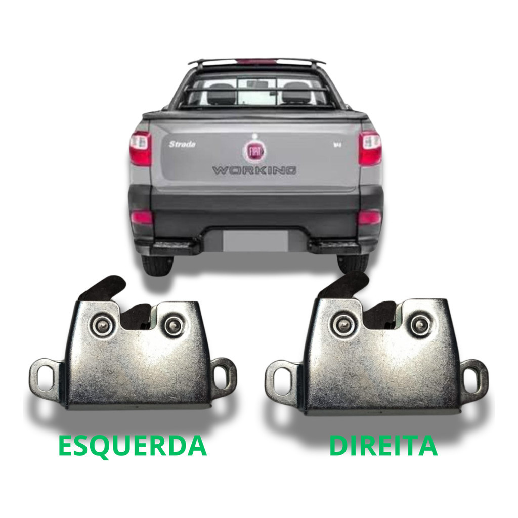 Fechadura tampa traseira  Fiat Strada 2005 a 2024 em Oferta na Shopee