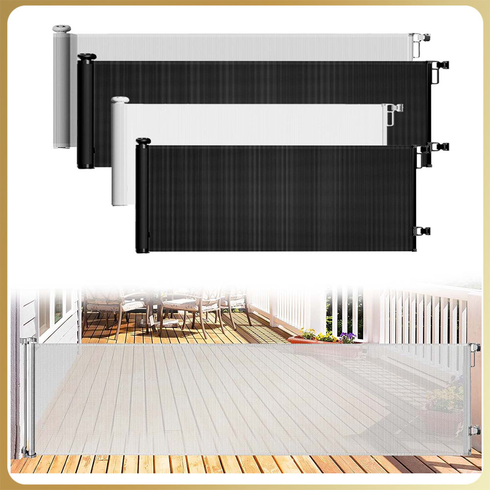 Portão retrátil para animais de estimação portão de segurança para bebês cerca para crianças