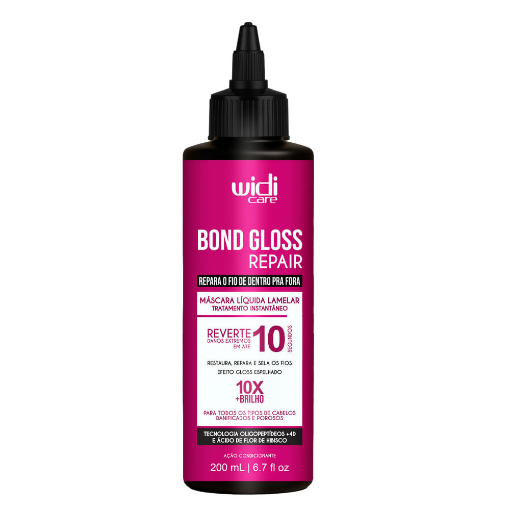 Máscara Liquída Lamelar Widi Care Bond Gloss Repair 200ml em Oferta na Shopee