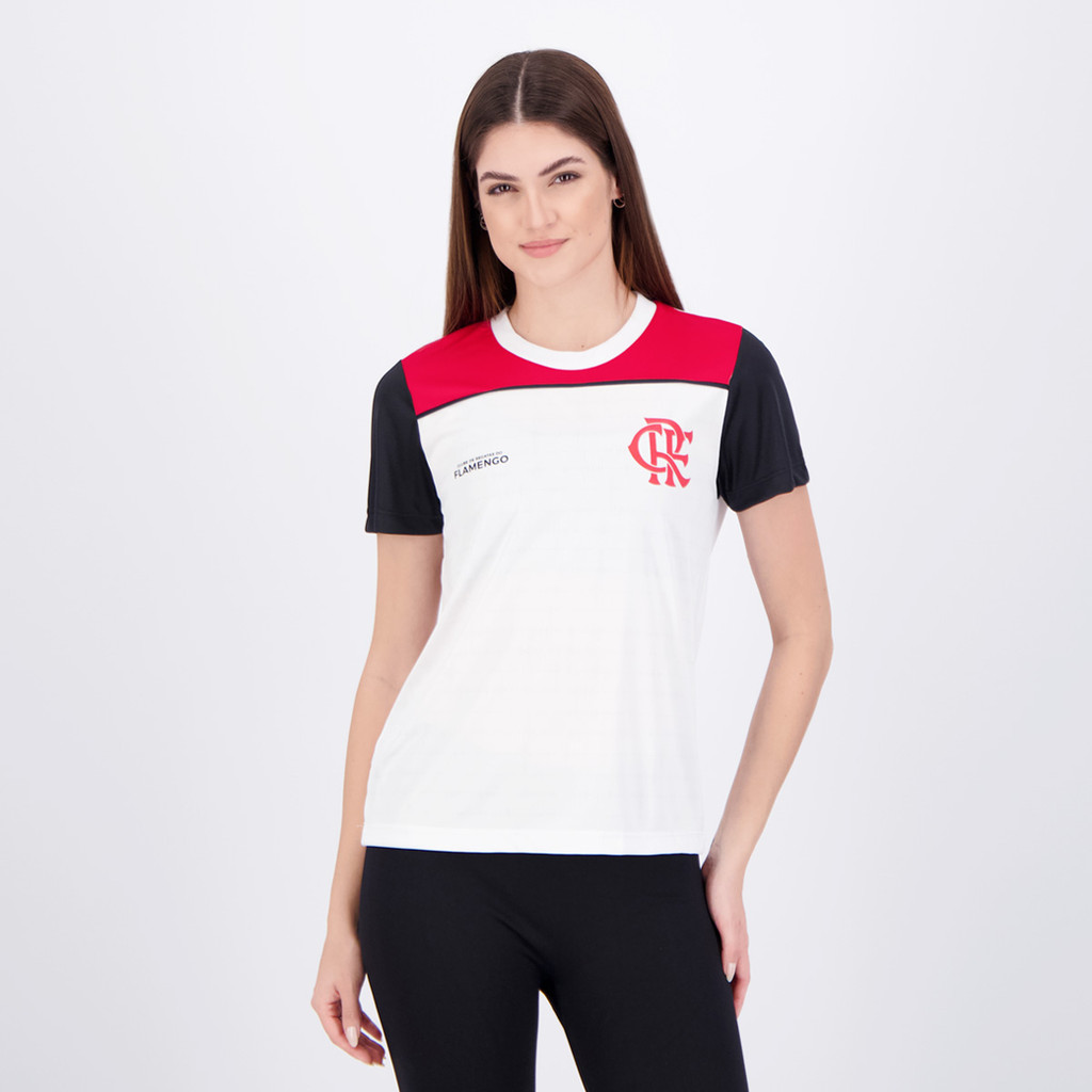 Camisa Flamengo Fulgor Feminina Branca em Oferta na Shopee