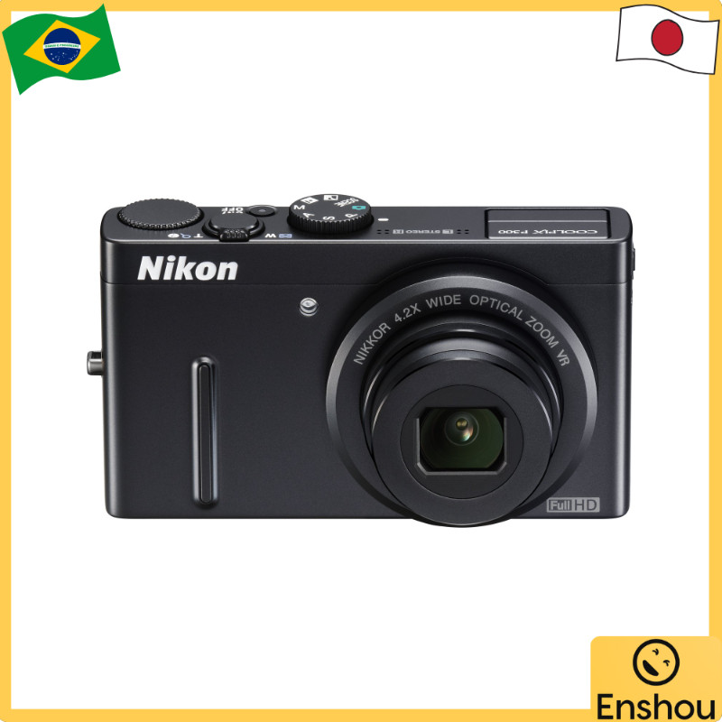 [USED ITEMS]Do Japão [USADO]Nikon Digital Camera COOLPIX P300 Black P300 12.2 Megapixels Back-Illuminated CMOS Wide-Angle 24mm