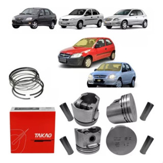 Jogo De Pistão Com Anéis Para Gm Corsa Celta 1.0 8v Mpfi/vhc 2001/2015 em Oferta na Shopee