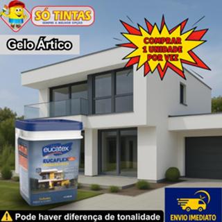Borracha Líquida Impermeabilizante Gelo Ártico Eucatex 20kg Tinta Emborrachada Parede Intern Externa em Oferta na Shopee