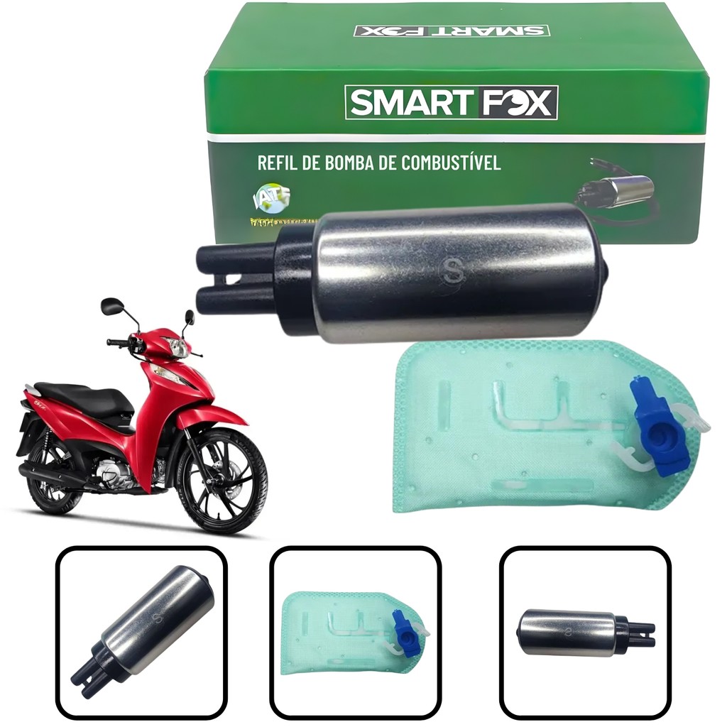 REFIL DA BOMBA DE COMBUSTÍVEL GASOLINA C/ANEIS SMARTFOX HONDA BIZ 125 EX 2016-2024