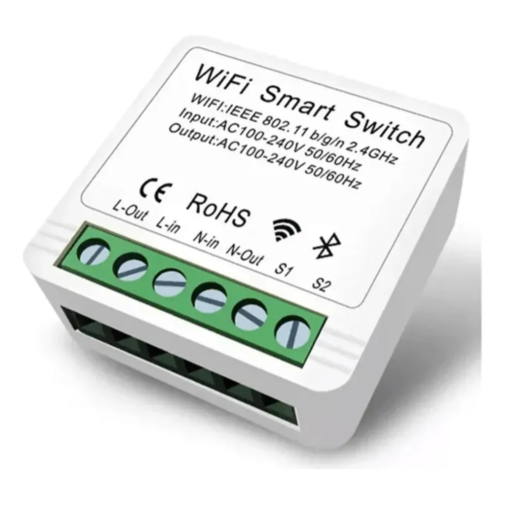 Interruptor Inteligente Wifi Automação 16A 2 canais