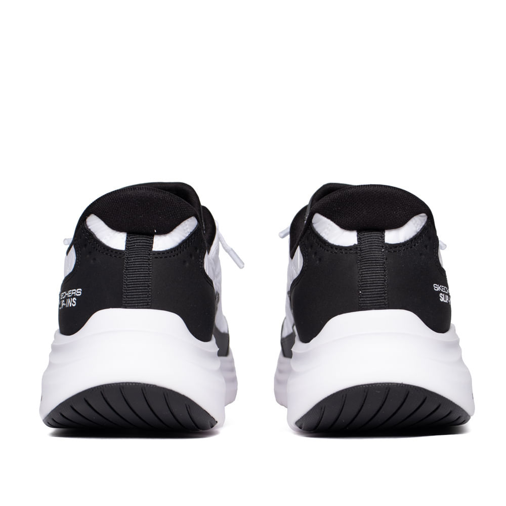 Detalhes do Tênis Feminino Skechers Contour Foam Cozy Fit Branco/Preto