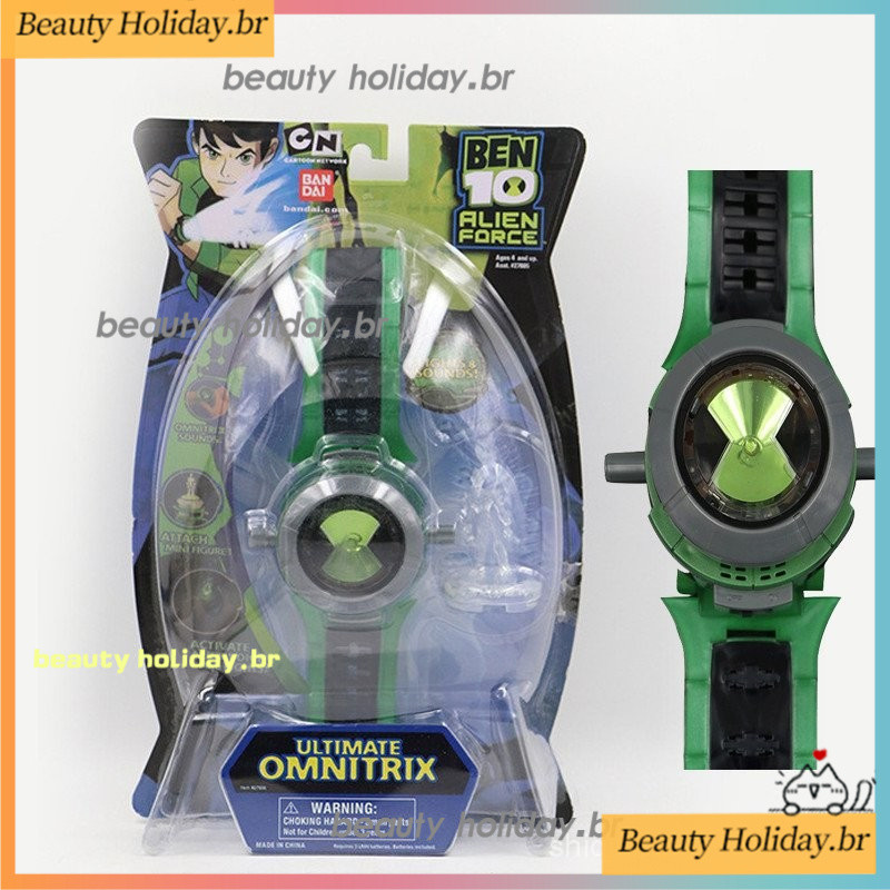 Relógio Ben 10 Ultimate Omnitrix Estilo Projetor Brinquedo Relógio Presente Infantil BEN10