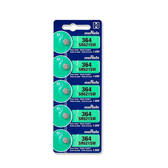 Bateria Pilha Sony/Murata 364 SR621SW 5 unidades em Oferta na Shopee