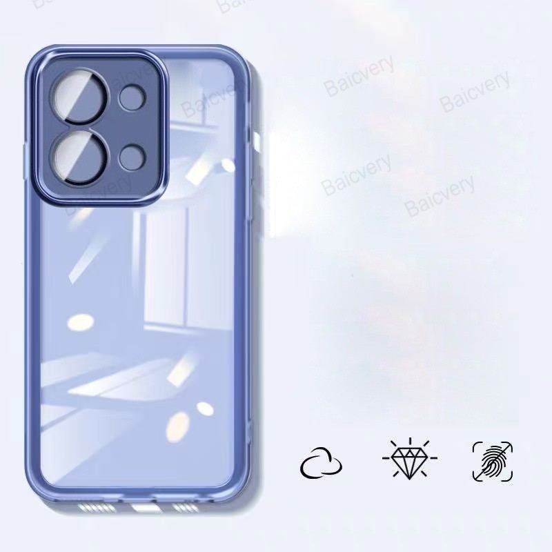 Para Redmi 15C 4G/Xiaomi POCO C85 4G Colorido Anti-Drop Câmera Protetora Capa Traseira — imagem 2 de 2