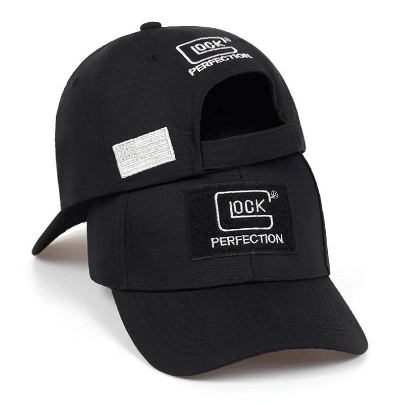 Chapéu de Moda Masculino, Chapéu Tático para Tiro com Glock, Chapéu de Beisebol Esportivo, Chapéu de Pesca, Chapéu de Ca