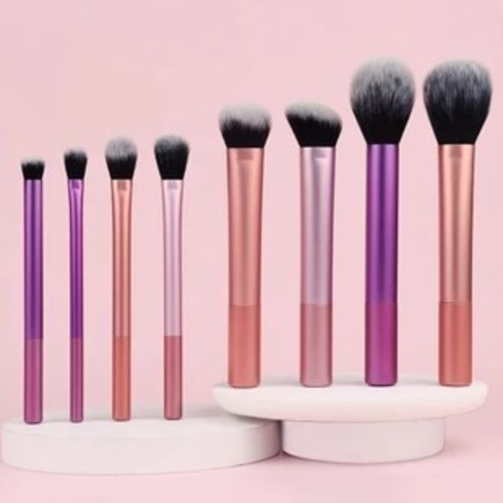 ANA1108Conjunto De Pincéis De Maquiagem Profissional De 8 Unidades De Contém Pincel De Pó em Oferta na Shopee