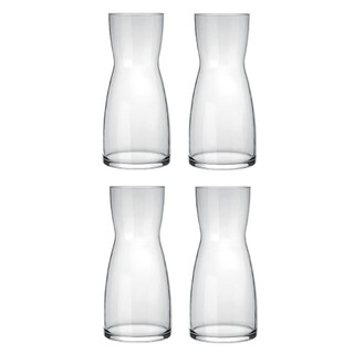 Jogo 4 Jarras Decanter Vinho Suco Água Moringa Nadir 500ml