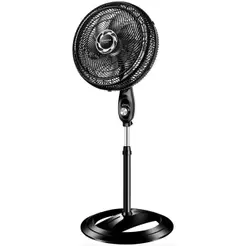Ventilador De Coluna Mondial 40cm 8 Pás Turbo NVT-40C-8P-B Preto Prata 220V