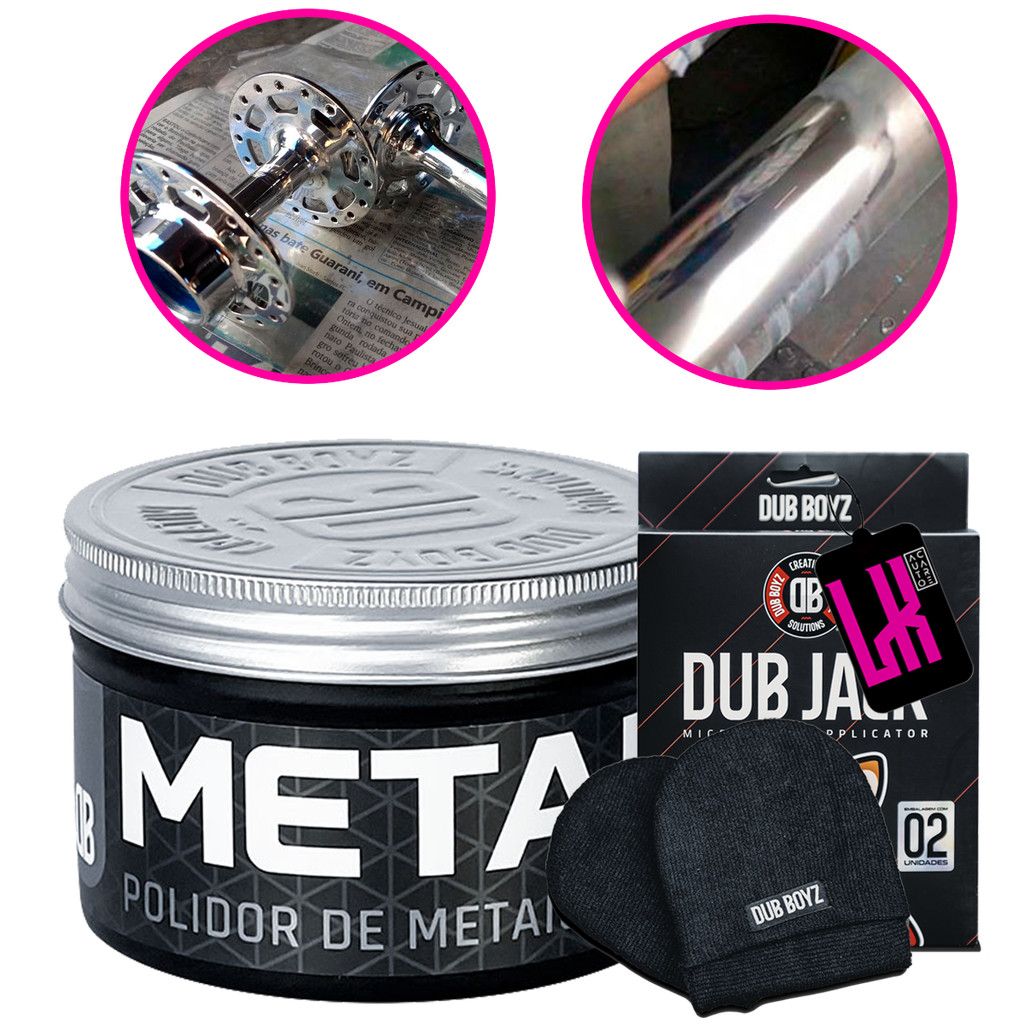 KIT POLIMENTO METAL ALUMINIO METAL D E DUB JACK DUB BOYZ
