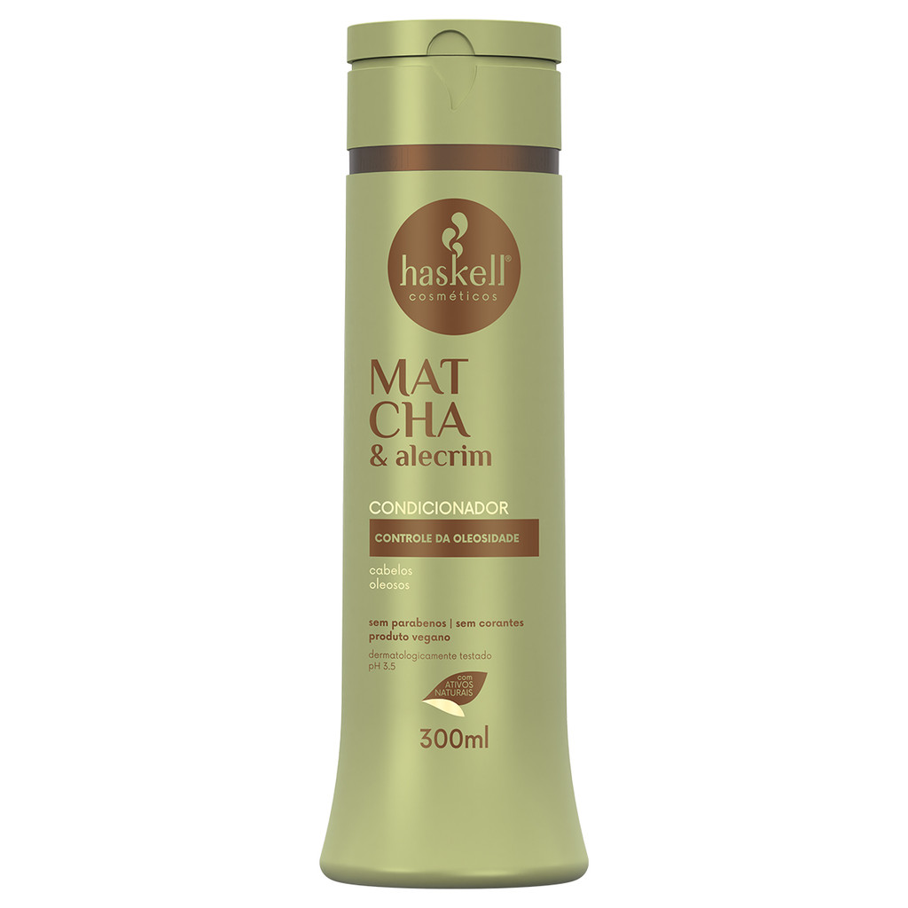 Condicionador Matcha & Alecrim 300ml | Purificação e Equilíbrio para Cabelos Oleosos em Oferta na Shopee