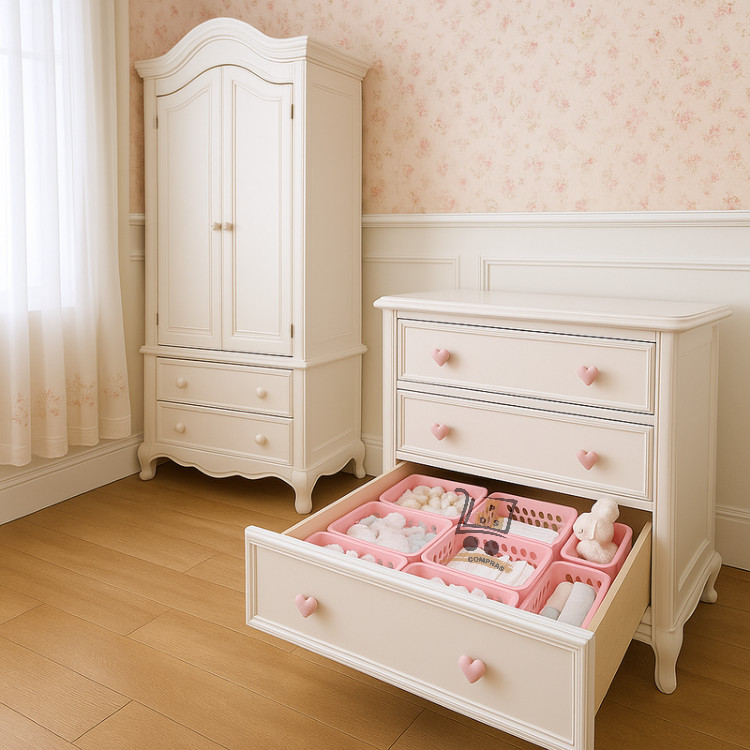 Cesto Organizador Multiuso Rosa 16x12x6cm Para Banheiro Gaveta Cozinha em Oferta na Shopee