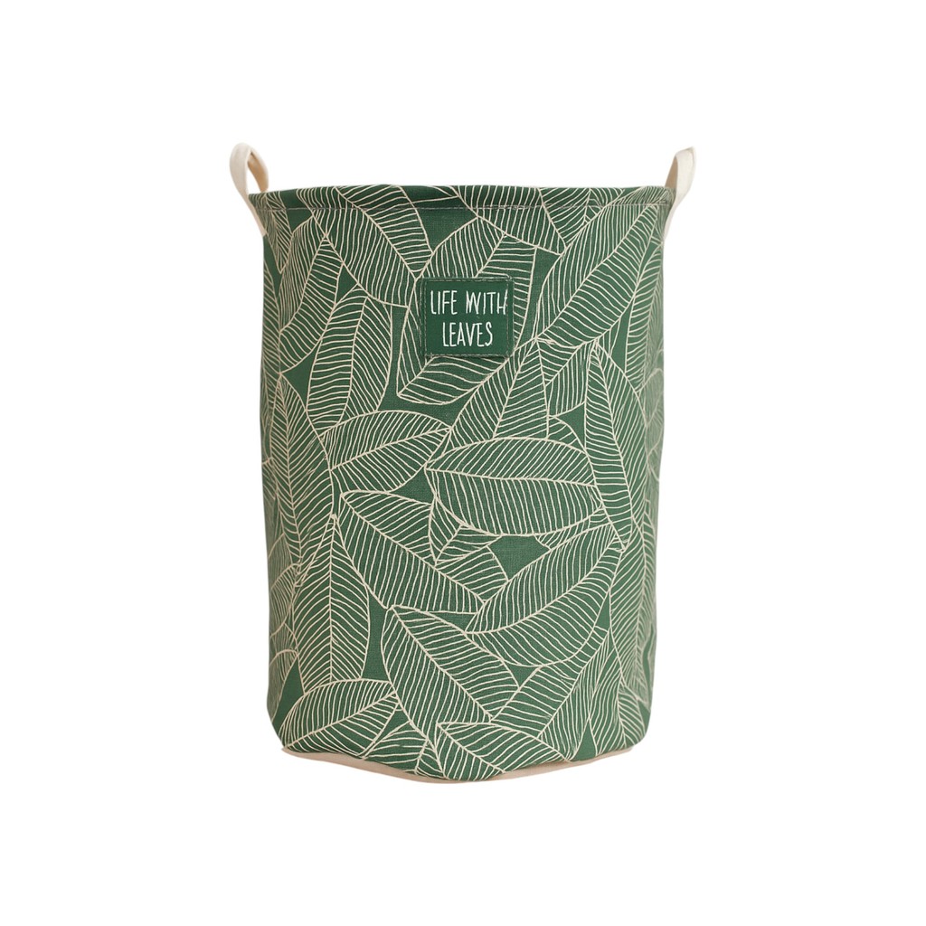 Cesto Organizador Roupa Suja Dobrável Multiuso 55L Amazônia