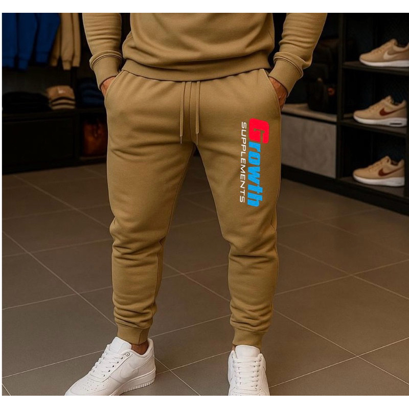 CALÇA MOLETOM ADULTO UNISSEX ESTILO JOGGER FORRADA 100% ALGODÃO ESPORTIVA TREINO CORRIDA ACADEMIA