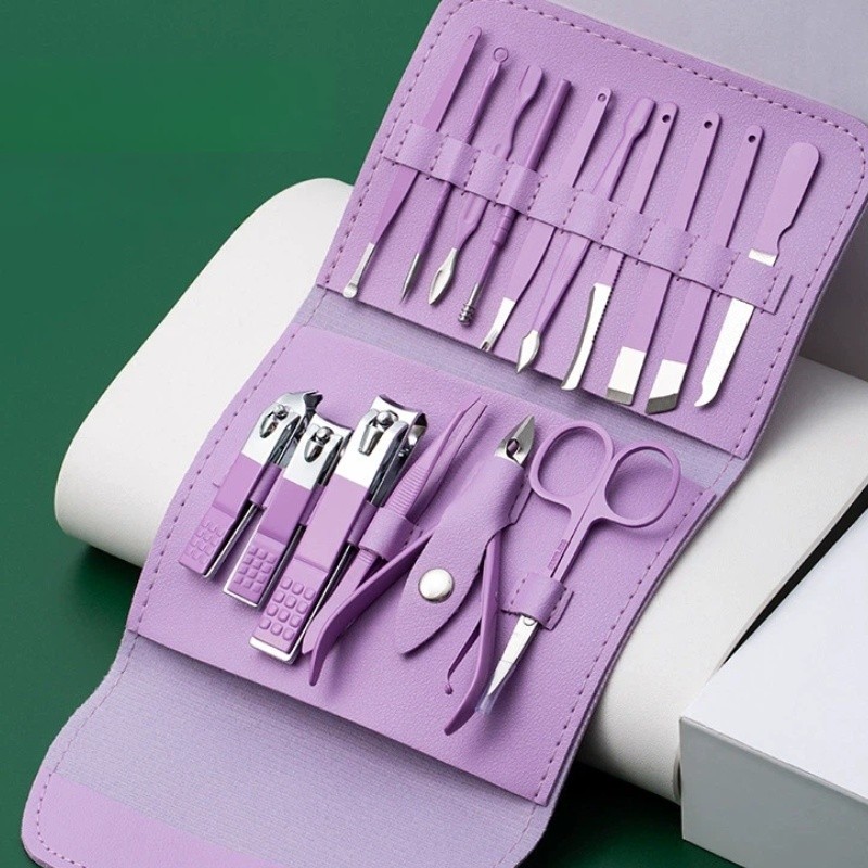 Kit Cortador De Unhas normal completo,Conjunto de Manicure e Pedicure  com Alicate de Unha masculino em Oferta na Shopee