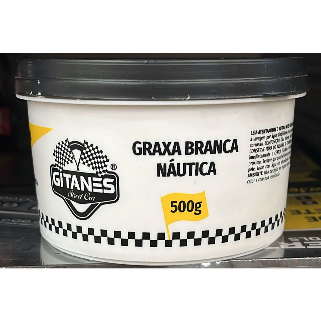 Graxa Branca Gitanes Fusos Tornos E Portões Basculantes 500G