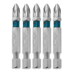 BITS PHILLIPS PH2, ACO CROMO MOLIBDENIO, 50MM, 5PCS // GROSS