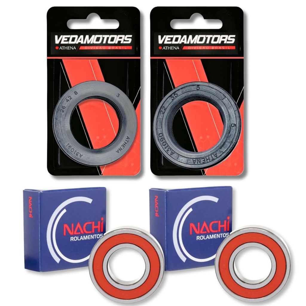 Kit Rolamentos da Roda Traseira + Retentores Lander 250 em Oferta na Shopee