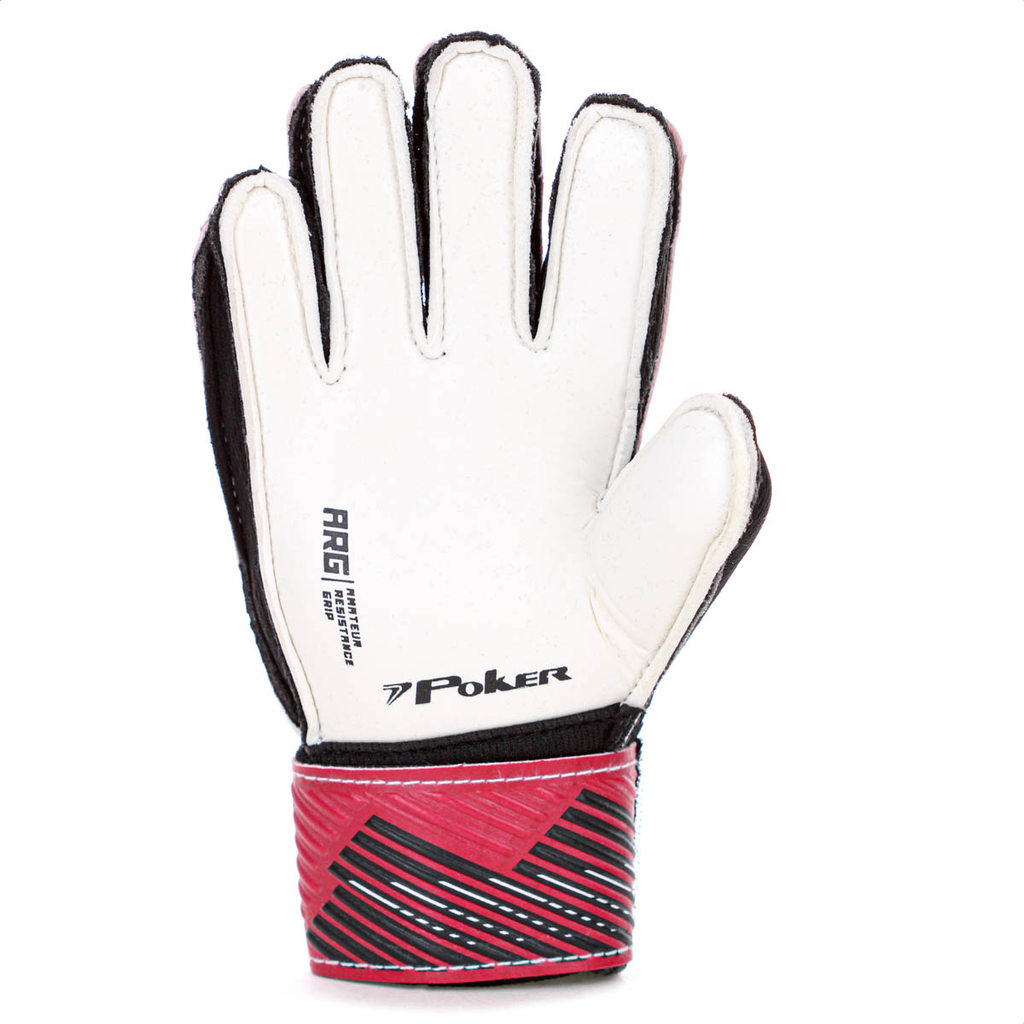 Luva de Goleiro Poker Campo Training Neo Junior Vermelho e Branco - Infantil · foto 2