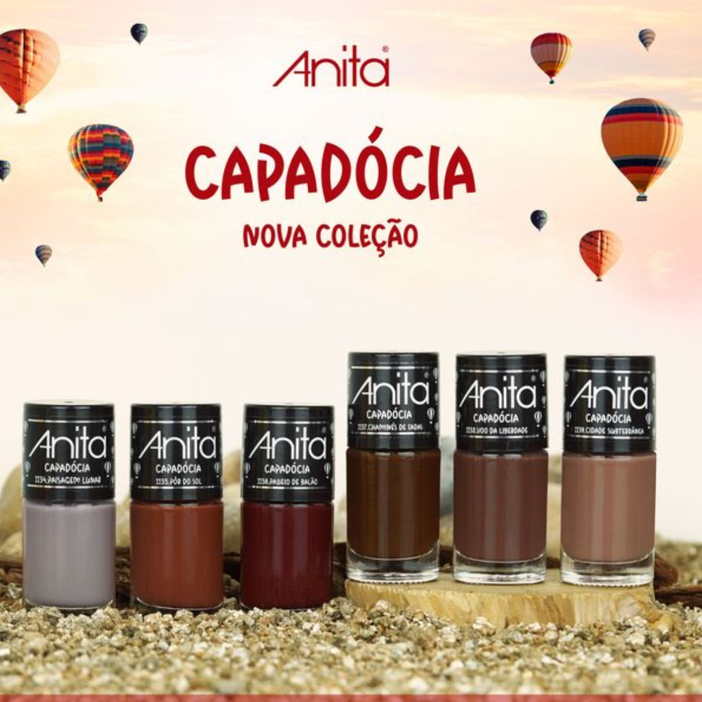 Kit Anita Esmaltes Coleção Capadócia Premium em Oferta na Shopee