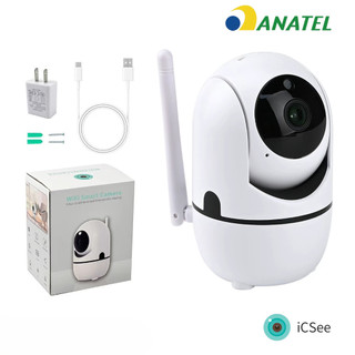 Câmera de Segurança Wi-Fi 1080P Inteligente PTZ Visão Noturna Áudio Bidirecional Giro Aut…