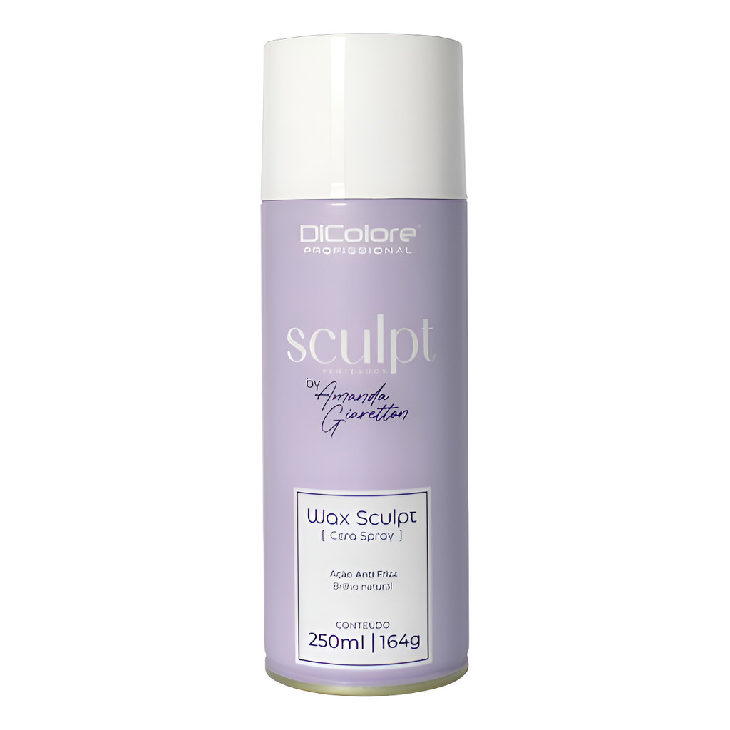Dicolore Cera Spray Antifrizz & Brilho Wax Sculpt Penteados 250ml