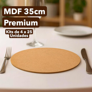 Kit 35cm Sousplat Suplat MDF Mesa Posta Artesanal Jogo Americano em Oferta na Shopee