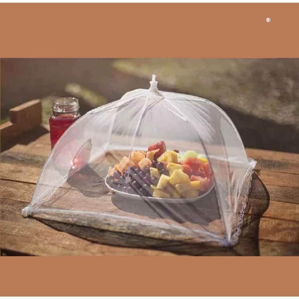 Tela Protetora De Alimentos 42 Cm Cobre Bolo Mosquiteiro