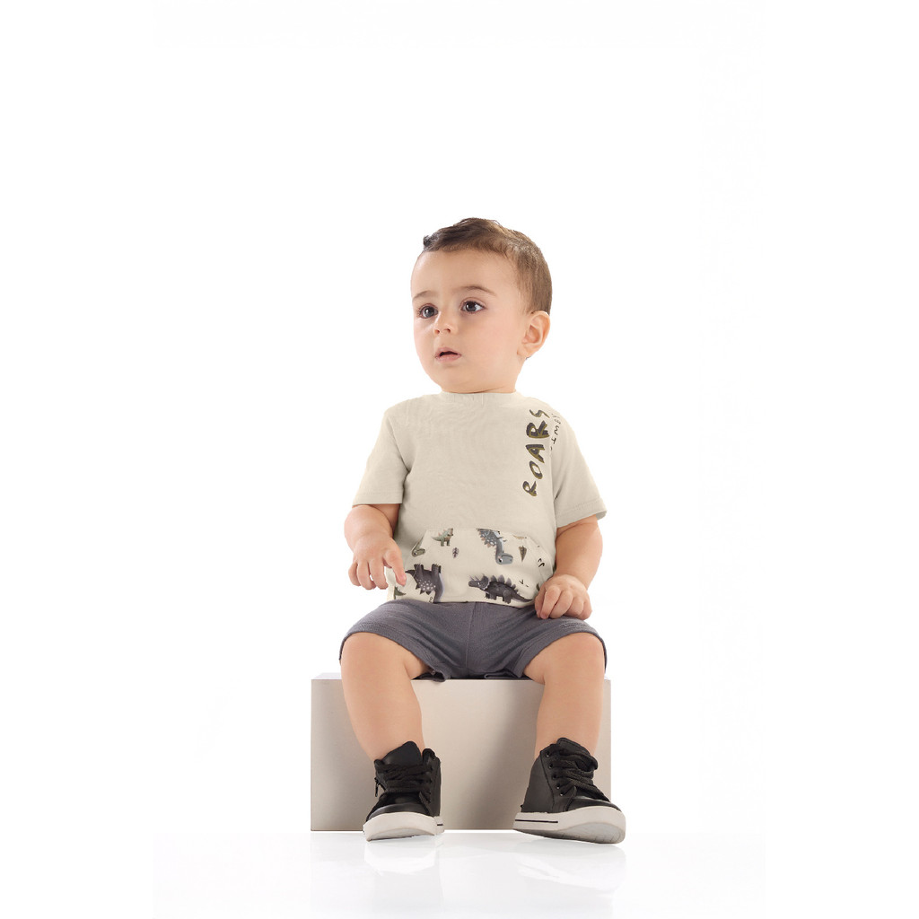 Conjunto Camisa Dino Bermuda Quimby